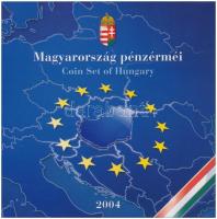 2004. 1Ft-100Ft (7xklf) forgalmi sor szettben + 2004. 50Ft Magyarország az EU tagja T:PP  Adamo FO38.1