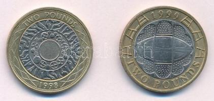 Nagy-Britannia 1998. 2Ł + 1999. 2Ł "Rögbi Világbajnokság" T:1-,2
Great Britain 1998. 2 Po...