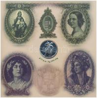 2007. 1Ft-100Ft (8xklf) "Berán Lajos és a pengő" forgalmi sor, benne "Berán Lajos és ...