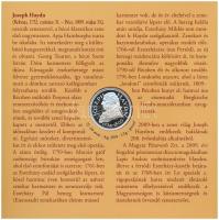 2009. 5Ft-200Ft "Haydn" (7xklf) forgalmi érme sor, benne "Joseph Haydn" Ag emlék...
