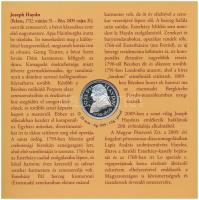 2009. 5Ft-200Ft "Haydn" (7xklf) forgalmi érme sor, benne "Joseph Haydn" Ag emlék...