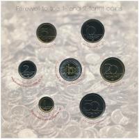 2008. 1Ft-100Ft (7xklf) "Búcsú az egy- és kétforintostól" forgalmi sor dísztokos szettben ...