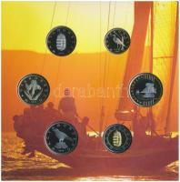 2018. 1Ft-200Ft (6xklf) "50. Kékszalag Erste Nagydíj" forgalmi sor dísztokos szettben + &q...