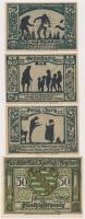Németország / Weimari Köztársaság / Grünberg 1921. 4db szükségpénz T:II,III
Germany / Weimar Republ...