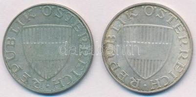 Ausztria 1957-1959. 10Sch Ag (2xklf) T:2,2-
Austria 1957-1959. 10 Schilling Ag (2xdiff) C:XF,VF
Kr...