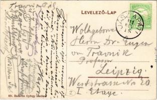 1911 Jászapáti, Úri kaszinó. Kiadja Radován György 831