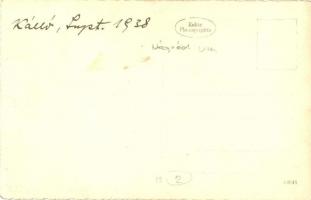 1938 Kálló, vadász kutyájával az elejtett zsákmány mellett, vaddisznó, szarvas. photo