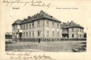 1915 Szeged, Állami szemészeti kórház. Kiadja Grünwald Herman 677. (EK)
