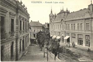 1912 Veszprém, Kossuth Lajos utca. Kiadja a Pongrácz dohánytőzsde