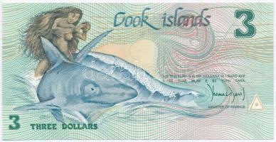 Cook-szigetek 1987. 3$ T:I
Cook Islands 1987. 3 Dollars C:UNC 
Krause 3