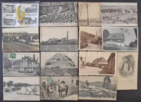 Egy doboznyi (kb. 1200 db) RÉGI francia képeslap / Cca. 1200 pre-1945 French postcards in a box