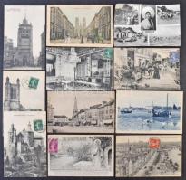 Egy doboznyi (kb. 1500 db) RÉGI francia képeslap / Cca. 1500 pre-1945 French postcards in a box