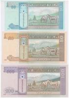 Mongólia 2000. 50T + 2008. 100T + 2011. 10T T:I
Mongolia 2000. 50 Tugrik + 2008. 100 Tugrik + 2011....