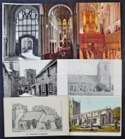 Egy doboznyi (kb. 1000 db) VEGYES angol (Egyesült Királyság) városképes lap / Cca. 1000 MIXED British (United Kingdom) town-view postcards in a box