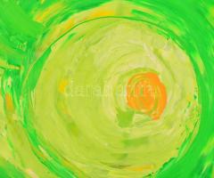 Czibor Ildikó (1969- ): Ikrek. Olaj, farost, jelzett, 70×50 cm