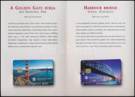 Hidakat ábrázoló telefonkártyák, közte 2000 példányos kiadás, dísztokban, 5 db különböző