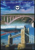 Hidakat ábrázoló telefonkártyák, közte 2000 példányos kiadás, dísztokban, 5 db különböző