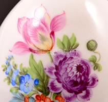 Herendi porcelán tojás, kézzel festett, jelzett, hibátlan, m: 9,5 cm