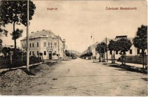 1914 Munkács, Mukacheve, Mukacevo; Sugár út / boulevard