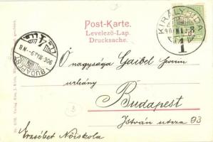 1906 Lajtabruck, Bruck an der Leitha; Gräfl. Harrach'sches "Schloss Prugg". Verlag Al...