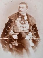 gróf Üchtritz Amádé Emil (1841-1928) fényképe 11x21 cm