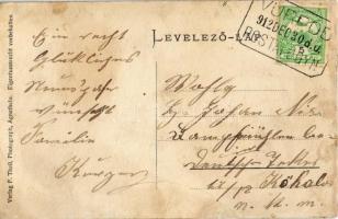 1912 Vurpód, Vurpar, Burgberg; Hortobágy-völgyi keskeny vágányú vasút (kisvasút) vonal megnyitó ünne...