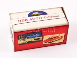 Trabant retro kisautó gyűjtői modell eredeti dobozában . 8 cm