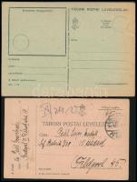 1916 4 db tábori postai levelezőlap a frontról