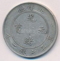 Kínai Császárság / Chihli Tartomány 1908. 1$ Ag "Sárkány" (26,73g) T:2,2- ph.
Chinese Emp...