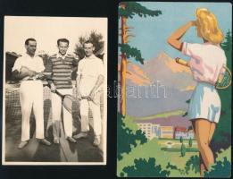 5 db Tenisz lap + fotó