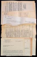 cca 1940-1950 A Légrády hagyatékkal kapcsolatos vegyes papírégiség tétel