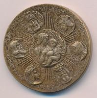 Tóth Sándor (1933-) 1991. "II. János Pál pápa Magyarországon" Br emlékérem (42mm) T:1-