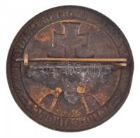 1934. "XXV. Országos Katolikus Nagygyűlés - Actio Catholica" Br lemezjelvény (34mm) T:2