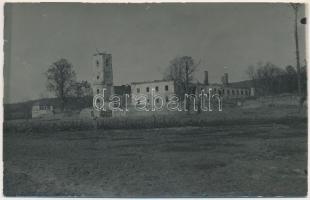 Laborcrév, Krasznibród, Krásny Brod (Mezőlaborc, Medzilaborce, Möze Laborcz); kolostor templom romjai az oroszok pusztítása után / ruins of the cloister after the Russian's destruction. photo