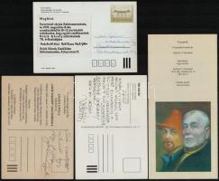 1992-2004 3 db kiállítási meghívó: 
Jálics Gyula, Vén Zoltán, Csizmadia Emil művészek kiállítási me...