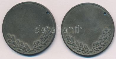 DN "Marosvásárhelyi Sport Egyesület" fém sport díjérem (2x) T:2 ly