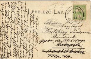 1907 Tátra, Tatry; Virágvölgy Poprád mellett, Ráth nyaraló / Blumenthal / Kvetnica, villa. photo (EK...