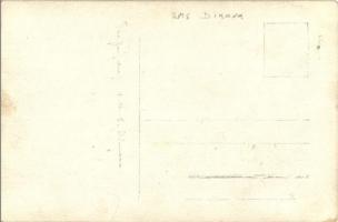 SMS Dinara az Osztrák-Magyar Haditengerészet Huszár osztályú rombolójának sérült kéménye az Otrantói...