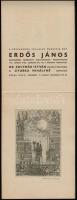 1971 Vegyes kisgrafikai tétel, 2 db: 

Zala Tibor (1920-2004): Kiállítási meghívó szereplő grafika...