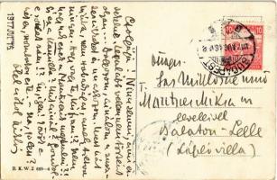 1917 Clown with angels. B.K.W.I. 669-4. s: Robert Philippi (EK)