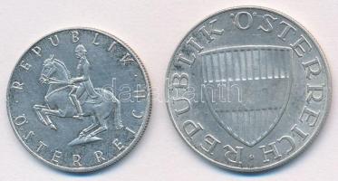 Ausztria 1957. 10Sch Ag + 1960. 5Sch Ag T:2
Austria 1957. 10 Schilling Ag + 1960. 5 Schilling Ag C:...