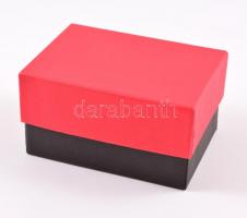 Ezüstözött nyúl figura, eredeti dobozában, 6×7 cm