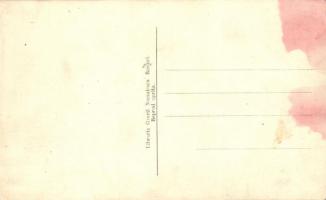 Rosiorii de Vede, Gara / Bahnhof / railway station with locomotive. Gavril Necsulescu (fl)