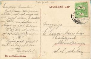 Alvinc, Vintu de Jos; vasútállomás. Izrael Salamon kiadása 906. / Bahnhof / railway station (EK)