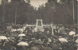 Caslav anointing of Franz Joseph statue photo