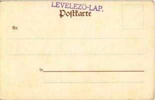 Gruss aus Friedliche Löwen. Regel & Krug Leipzig No. 3006. / Peaceful lions. Jewish vendors. Jud...