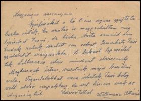 1944 Kolozsvári levelezőlap melyben egy család elhurcolásáról és vagyon lefoglalásról beszélnek