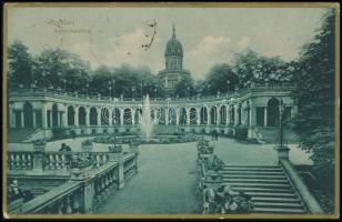 1924 Magyar úszók által írt képeslap Bárány István, Bitskey Aladár