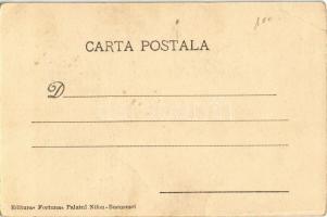 Jewish art postcard with crying women. Judaica. Editura Fortuna Palatul Nifon, Bucuresti (EK)