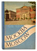 Moszkva, kihajtható, feliratozott 32 képes leporelló, turistatérképpel